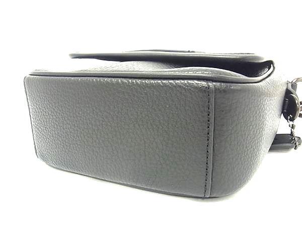 COACH コーチ ショルダーバッグ ルーカス クロスボディ CO914 ブラック レザー メンズ ミニバッグ ポシェット 美品