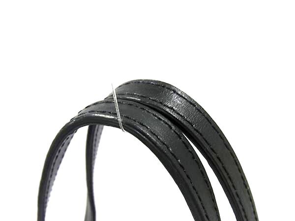 COACH コーチ トートバッグ シグネチャー ドローストリング キャリーオール F57842 ブラック系 PVC×レザー レディース シルバー金具 超美品