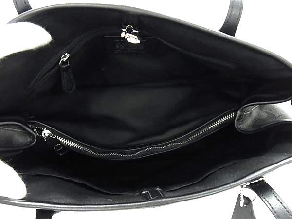 COACH コーチ トートバッグ シグネチャー ドローストリング キャリーオール F57842 ブラック系 PVC×レザー レディース シルバー金具 超美品