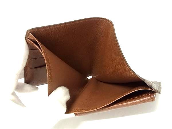LOUIS VUITTON ルイヴィトン 二つ折り財布 モノグラム ポルトフォイユ マルコ M61675 ブラウン PVC レザー メンズ