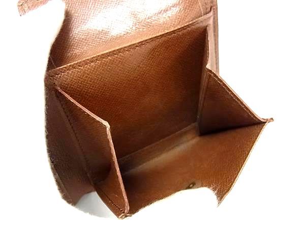 LOUIS VUITTON ルイヴィトン 二つ折り財布 モノグラム ポルトフォイユ マルコ M61675 ブラウン PVC レザー メンズ