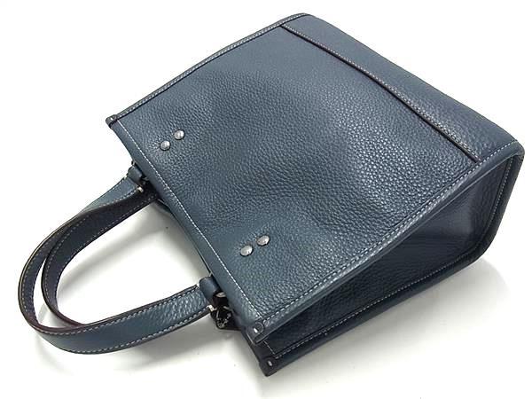 COACH コーチ ハンドバッグ ピーナッツ スヌーピー コラボ デンプシー トート22 CE849 ネイビー レザー レディース 2WAY 美品