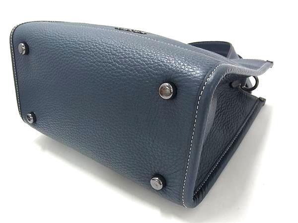 COACH コーチ ハンドバッグ ピーナッツ スヌーピー コラボ デンプシー トート22 CE849 ネイビー レザー レディース 2WAY 美品