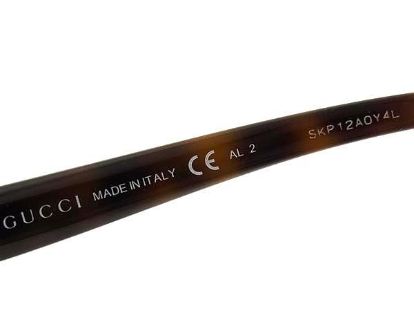 GUCCI グッチ サングラス ラブリーハート GG3525/K/S ブラウン クリアブラウングラデーション プラスチック レディース 美品