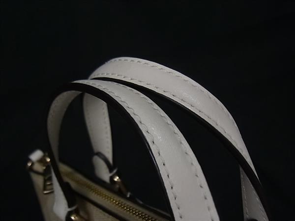 COACH コーチ ハンドバッグ シグネチャー CH468 ベージュ アイボリー PVC レザー レディース 2WAY ゴールド金具 新品未使用展示品