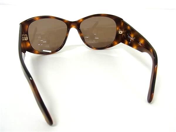 CHANEL シャネル サングラス ココマーク 5246 ブラウン レンズ クリアブラウン プラスチック レディース べっ甲調 美品