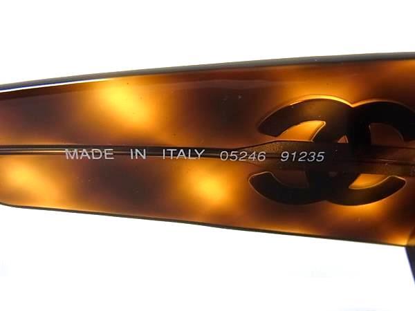 CHANEL シャネル サングラス ココマーク 5246 ブラウン レンズ クリアブラウン プラスチック レディース べっ甲調 美品