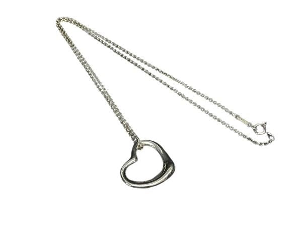 TIFFANY＆Co ティファニー ネックレス エルサペレッティ オープンハート シルバー SV925 レディース ビッグ