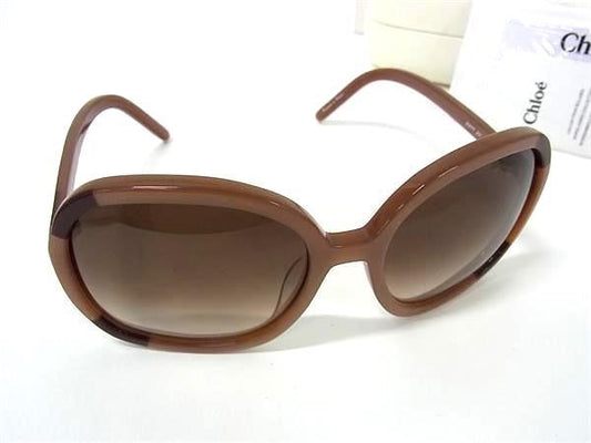 Chloe クロエ サングラス Cl2189 ピンクブラウン ブラウングラデーション プラスチック レディース 美品