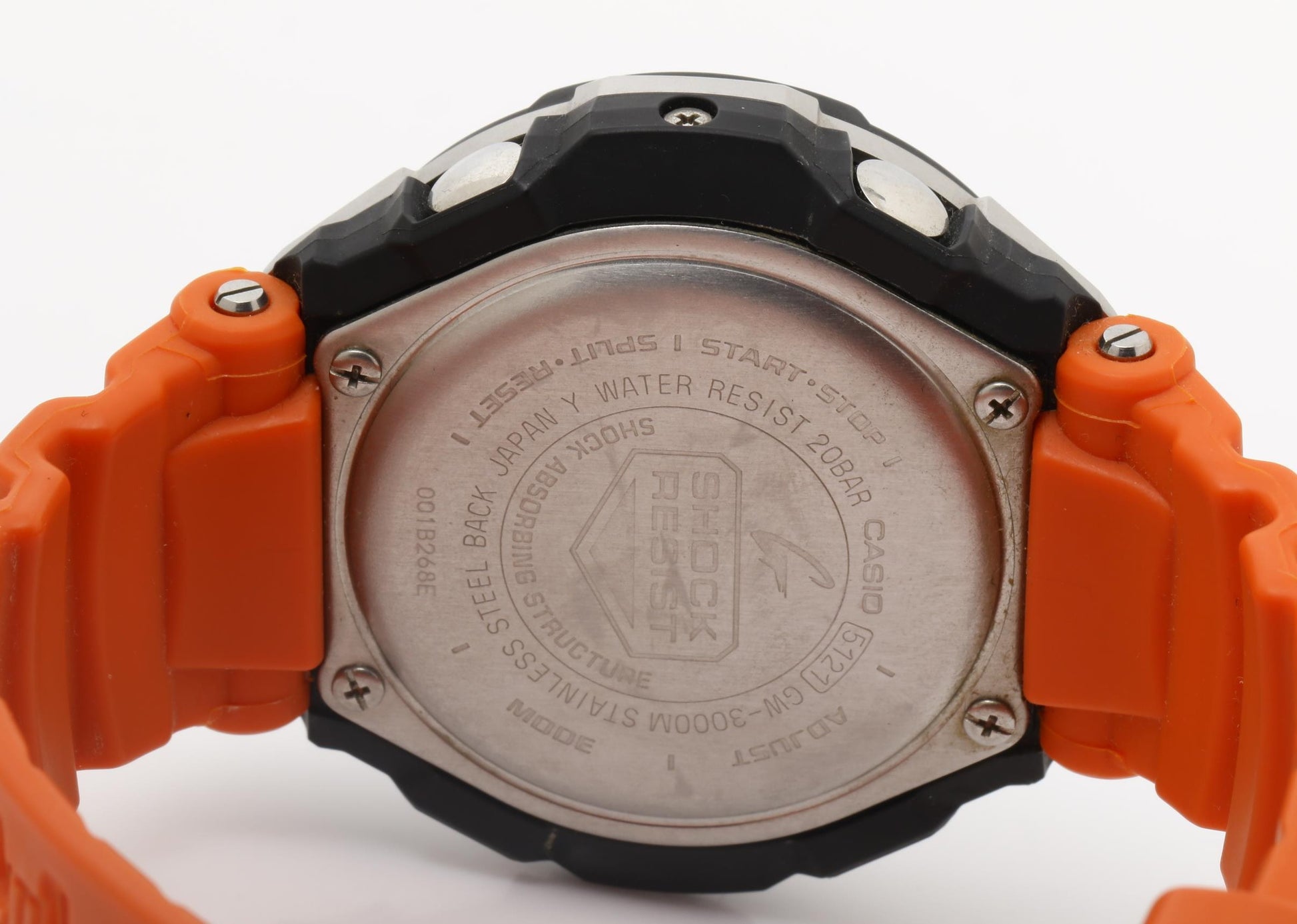 CASIO カシオ 時計 GSHOCK スカイコックピット GW3000M4AER ブラック オレンジ 樹脂 ステンレススチール メンズ アナログ 美品