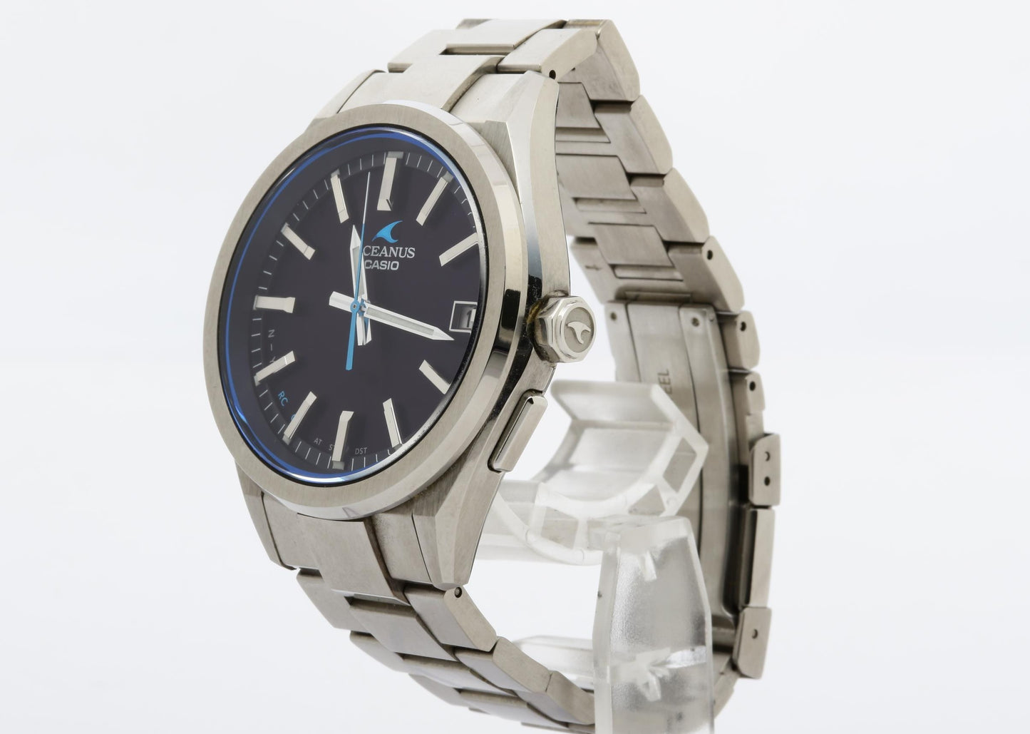 CASIO カシオ 時計 オシアナス OCWT200S1AJF ブラック シルバー ステンレススチール メンズ アナログ 美品