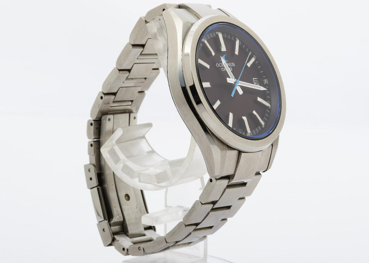 CASIO カシオ 時計 オシアナス OCWT200S1AJF ブラック シルバー ステンレススチール メンズ アナログ 美品