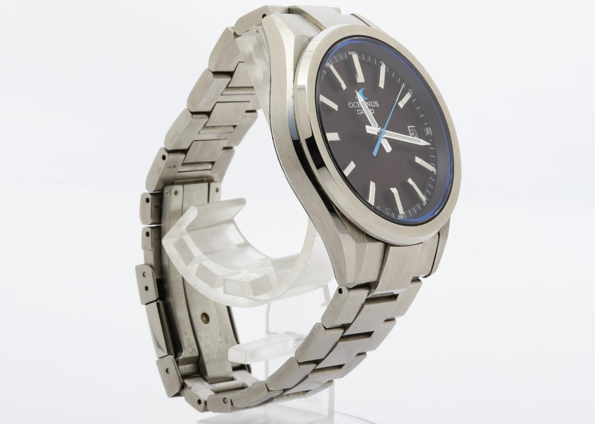 CASIO カシオ 時計 オシアナス OCWT200S1AJF ブラック シルバー ステンレススチール メンズ アナログ 美品