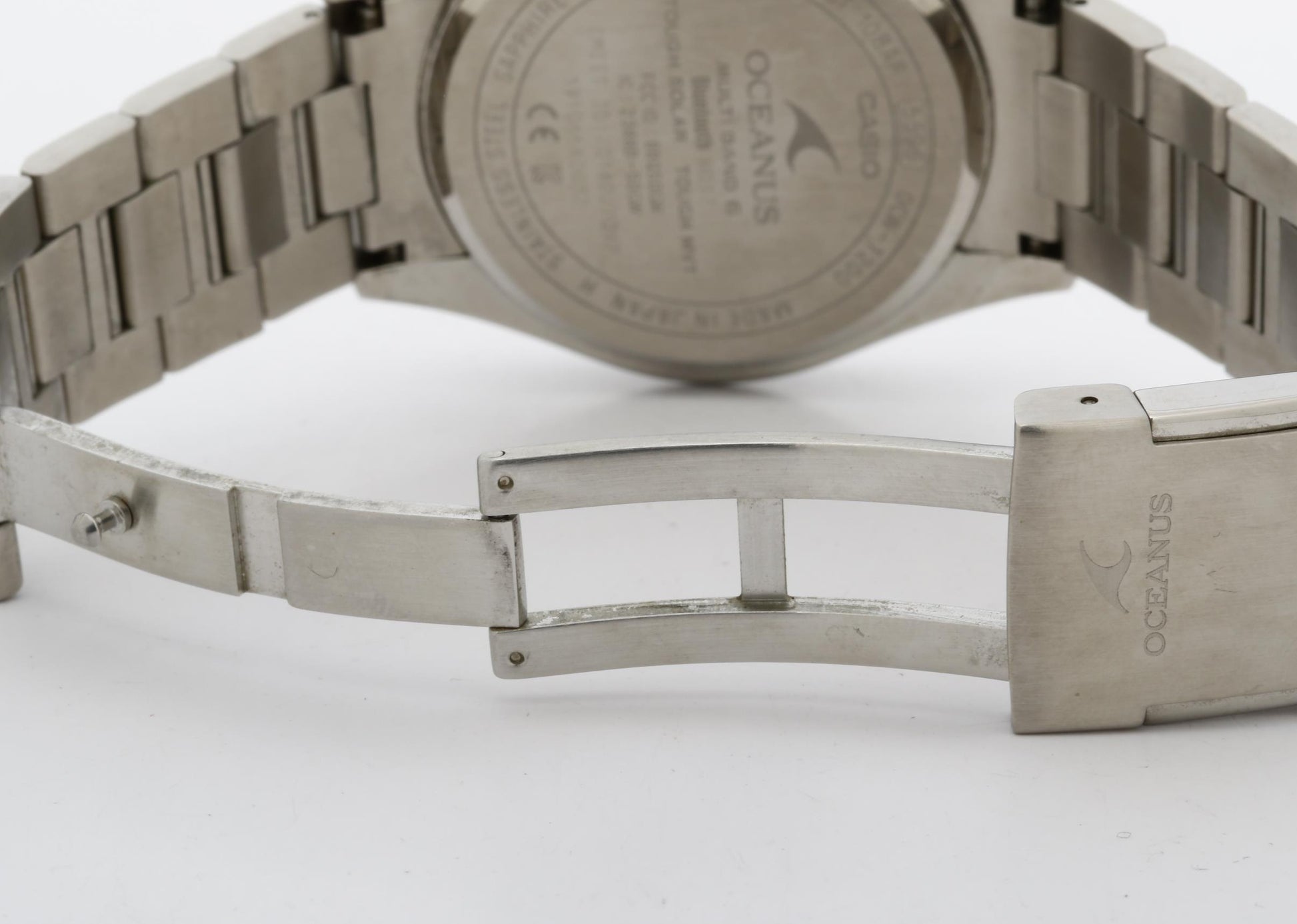 CASIO カシオ 時計 オシアナス OCWT200S1AJF ブラック シルバー ステンレススチール メンズ アナログ 美品