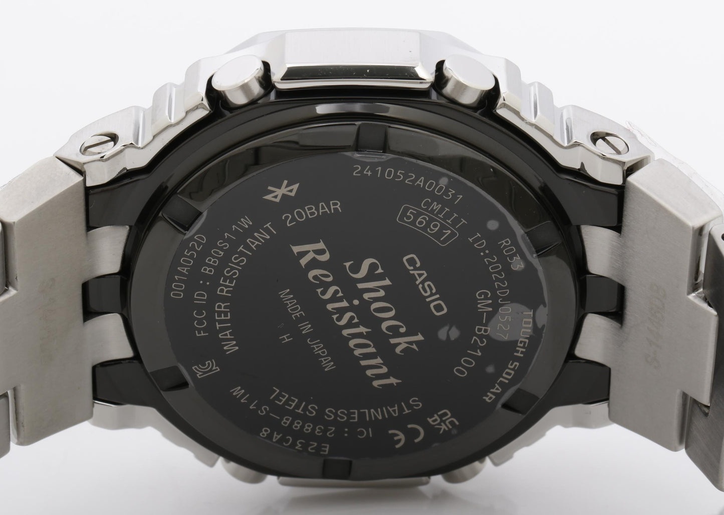 CASIO カシオ 時計 GSHOCK FULL METAL 2100 Series GMB2100AD2AJF ブルー シルバー ステンレススチール メンズ デジアナ 新品未使用展示品