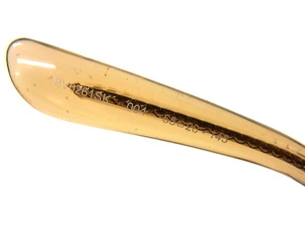 BOTTEGA VENETA ボッテガヴェネタ サングラス BV0261SK ブラウン クリアゴールド メタル ユニセックス ミラーレンズ べっ甲調 美品