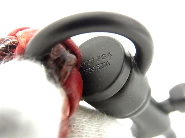 BOTTEGA VENETA ボッテガヴェネタ ストラップ イントレチャート アイヤーズ レッド パイソン ユニセックス 美品