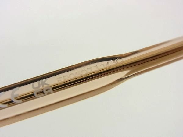 PRADA プラダ サングラス SPR A57 ゴールド クリアブラウン プラスチック ユニセックス 美品