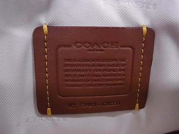 COACH コーチ ショルダーバッグ ピロー CM531 アイボリー レザー レディース 2WAY キルティング ダブルジップ ゴールド金具 美品