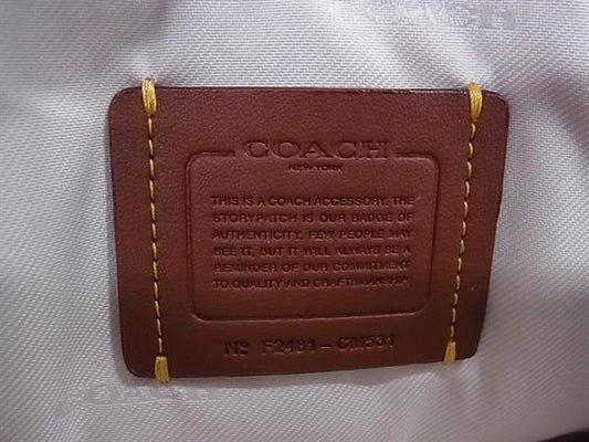 COACH コーチ ショルダーバッグ ピロー CM531 アイボリー レザー レディース 2WAY キルティング ダブルジップ ゴールド金具 美品