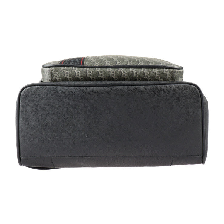 超美品 BALLY バリー SARKIS.PBB OFF SHORE リュック・デイパック 6235445 PVC レザー ブラック バックパック