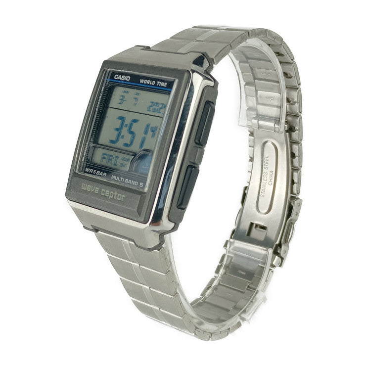 CASIO カシオ WAVE CEPTOR ウェーブセプター 腕時計 CASIO WV-59J シルバー ステンレススチール メンズ デジタル クォーツ 電波時計
