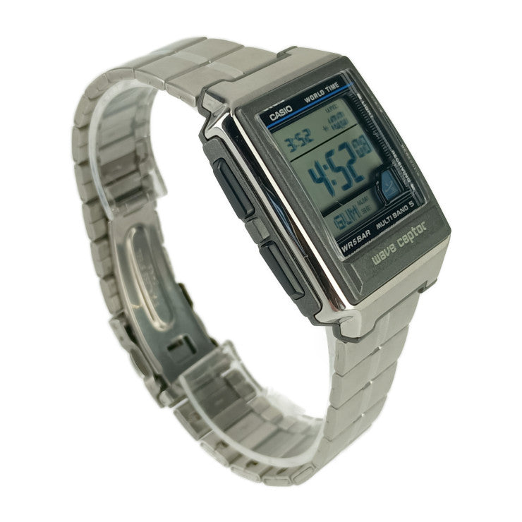 CASIO カシオ WAVE CEPTOR ウェーブセプター 腕時計 CASIO WV-59J シルバー ステンレススチール メンズ デジタル クォーツ 電波時計