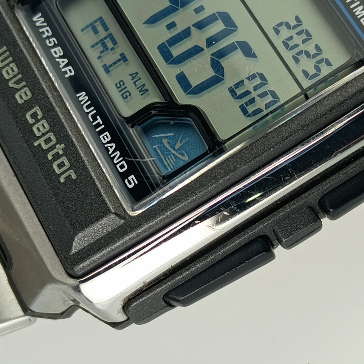 CASIO カシオ WAVE CEPTOR ウェーブセプター 腕時計 CASIO WV-59J シルバー ステンレススチール メンズ デジタル クォーツ 電波時計