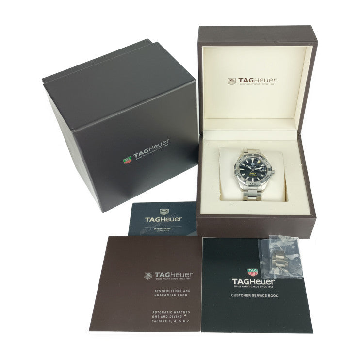 TAG Heuer タグ ホイヤー メンズ腕時計 アクアレーサー WAY2010.BA0927 シルバー ブラック ホワイト ステンレス メンズ 自動巻き キャリバー5