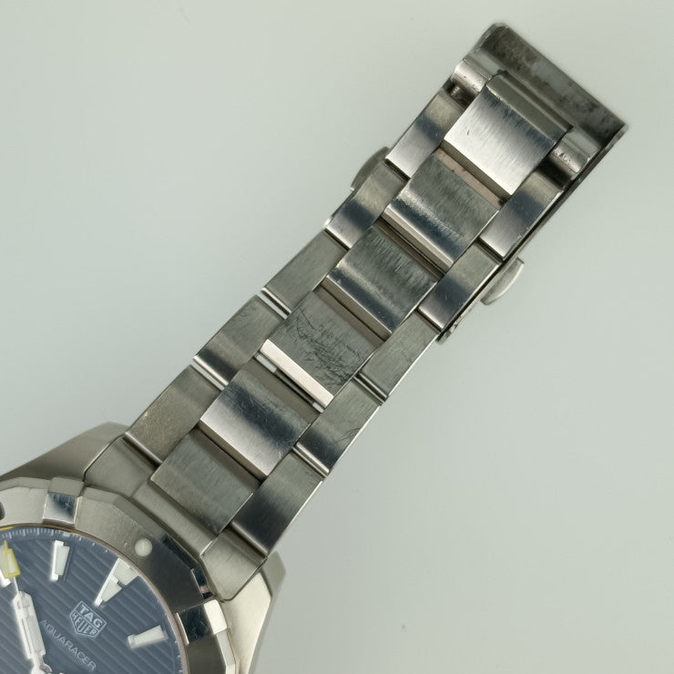 TAG Heuer タグ ホイヤー メンズ腕時計 アクアレーサー WAY2010.BA0927 シルバー ブラック ホワイト ステンレス メンズ 自動巻き キャリバー5