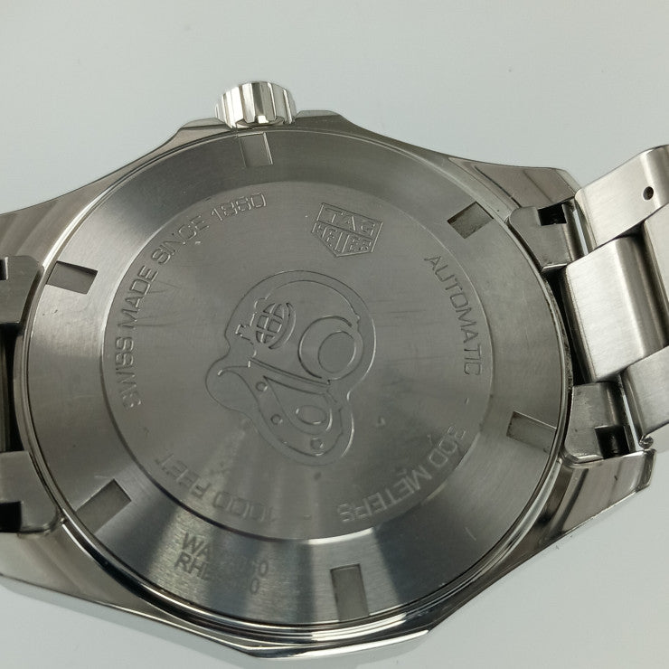 TAG Heuer タグ ホイヤー メンズ腕時計 アクアレーサー WAY2010.BA0927 シルバー ブラック ホワイト ステンレス メンズ 自動巻き キャリバー5