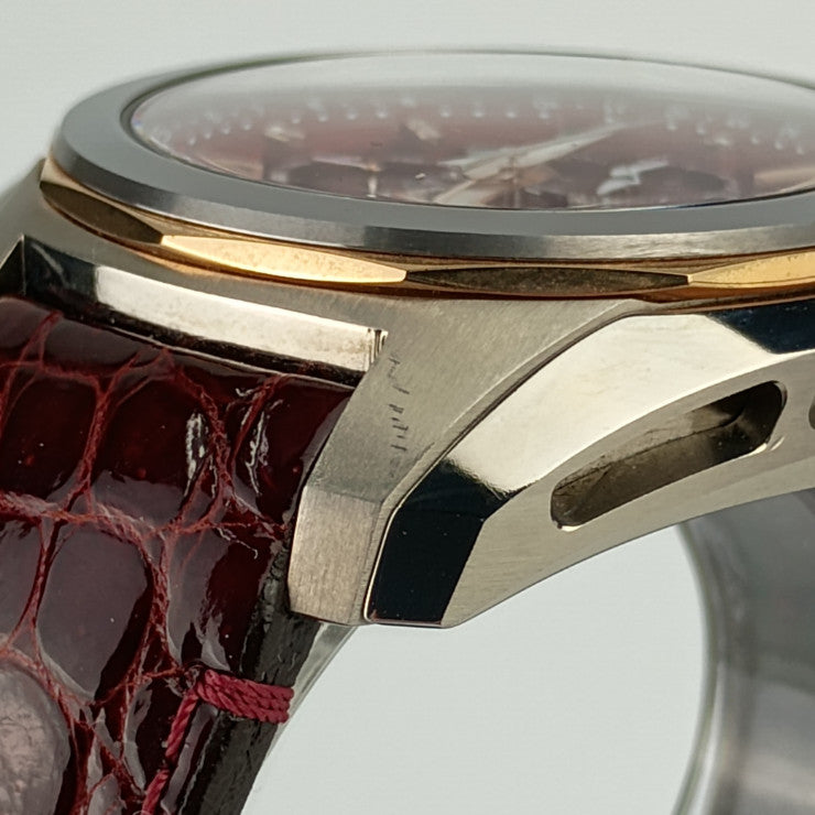 SEIKO セイコー メンズ腕時計 ASTRON アストロン レボリューションライン SBXC033 5X53-0AL0 シルバー ボルドー チタン クロコダイル メンズ GPS ソーラー電波 クロノグラフ