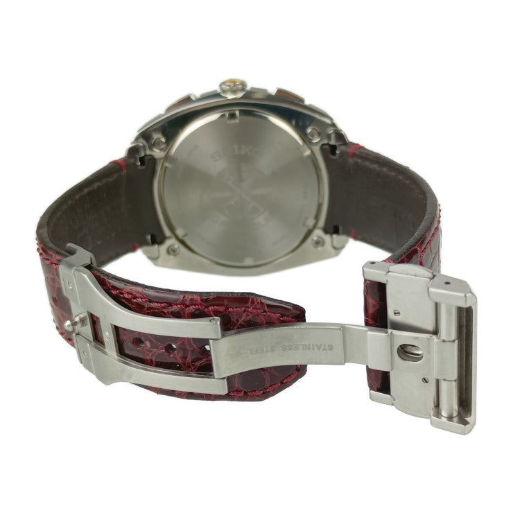 SEIKO セイコー メンズ腕時計 ASTRON アストロン レボリューションライン SBXC033 5X53-0AL0 シルバー ボルドー チタン クロコダイル メンズ GPS ソーラー電波 クロノグラフ