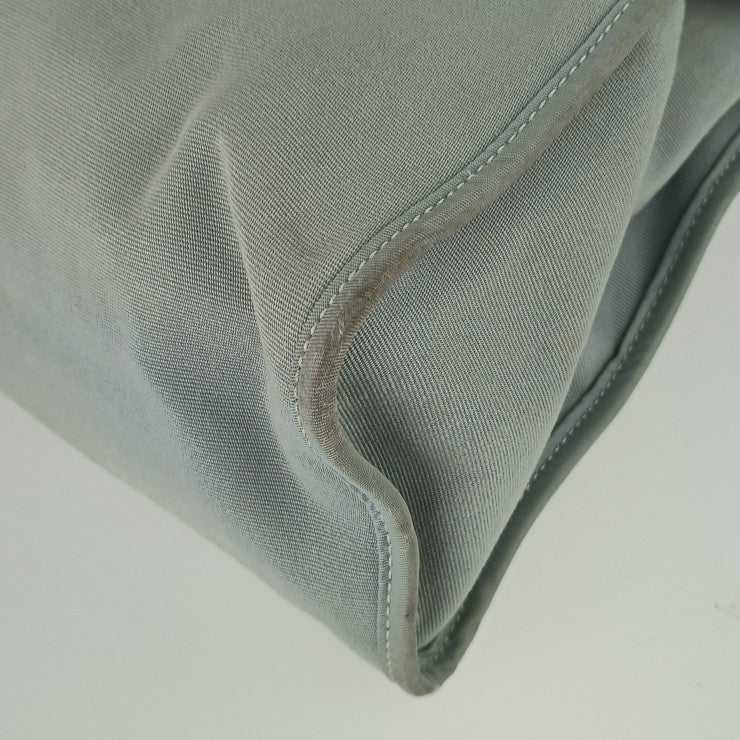 HERMES エルメス ハンドバッグ エールバッグ ジップPM - ライト ダスティ ブルー系 シルバー金具 トワルオフィシェ ヴァッシュハンター レディース 2WAY ショルダーバッグ □Q刻印