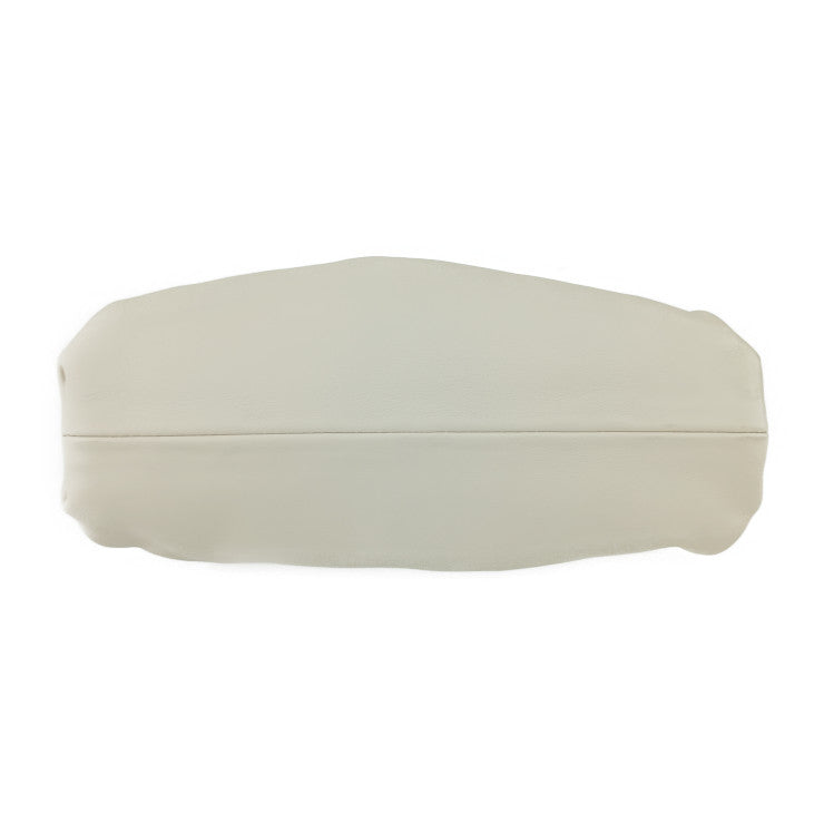 超美品 BOTTEGA VENETA ボッテガヴェネタ ショルダーバッグ ミニ ザ・ポーチ 585852 VCP40 PLASTER ライトベージュ系 ゴールド金具 レザー レディース がま口 クラッチバッグ 2WAY