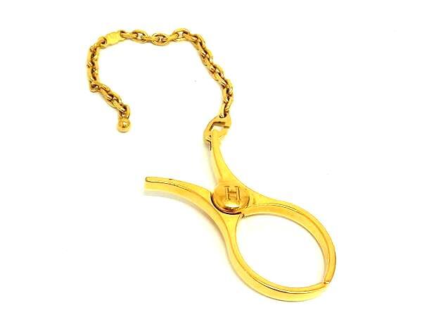 HERMES エルメス グローブホルダー フィルー - ゴールド メタル ユニセックス