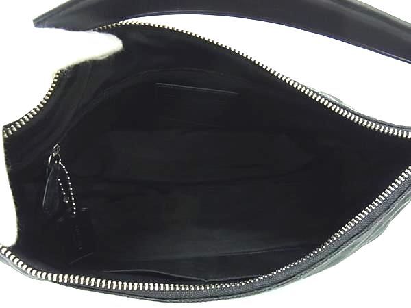 COACH コーチ ハンドバッグ シグネチャー 2WAY ショルダーバッグ F36716 ブラック キャンバス レザー レディース シルバー金具 美品