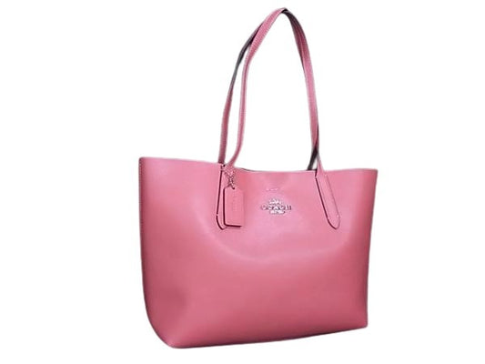 COACH コーチ バッグ アベニュー トートバッグ F31535 ピンク系 レザー レディース ショルダーバッグ シルバー金具 美品