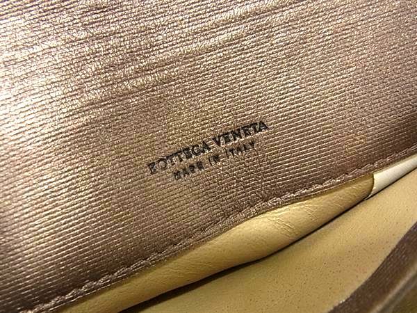 BOTTEGA VENETA ボッテガヴェネタ 長財布 イントレチャート コンチネンタルウォレット 150509 ブロンズ系 レザー ユニセックス