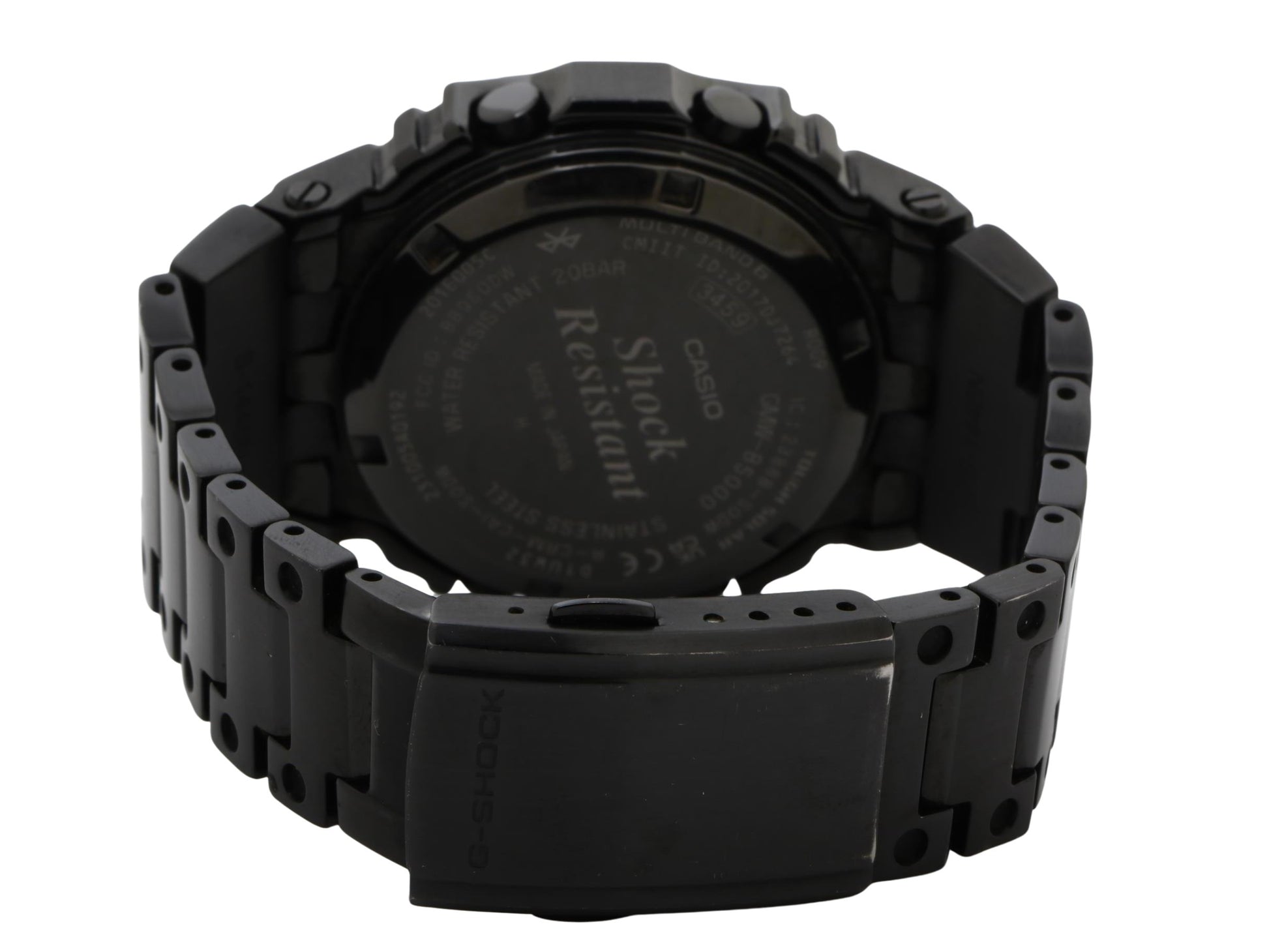CASIO カシオ 腕時計 G-SHOCK フルメタル GMW-B5000GD-1JF ブラック デジタル文字盤 ステンレス メンズ デジタル ソーラー電波