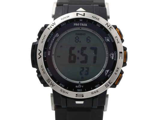 CASIO カシオ 腕時計 プロトレック クライマーライン PRW-30-1AJF シルバー ブラック デジタル文字盤 樹脂 ステンレス メンズ デジタル ソーラー電波
