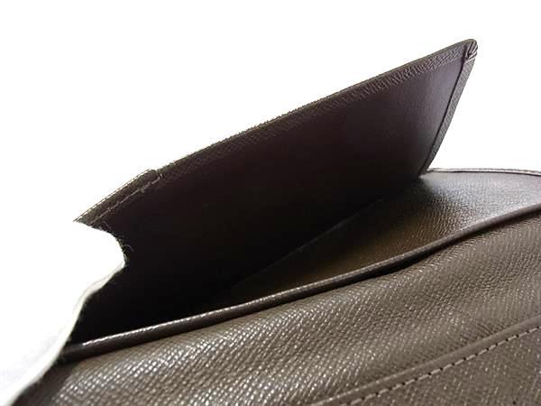 LOUIS VUITTON ルイヴィトン 財布 ポルトバルール カルトクレディ M30398 グリズリ(ブラウン系) タイガ メンズ 二つ折り 長財布