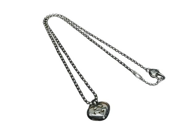GUCCI グッチ ネックレス ラブリーハート シルバー SV925 レディース 美品