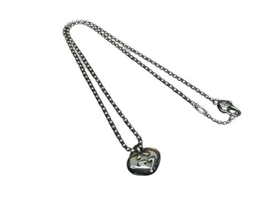 GUCCI グッチ ネックレス ラブリーハート シルバー SV925 レディース 美品