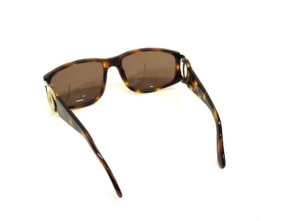 CHANEL シャネル サングラス ココマーク 02461 ブラウン プラスチック ユニセックス べっ甲調