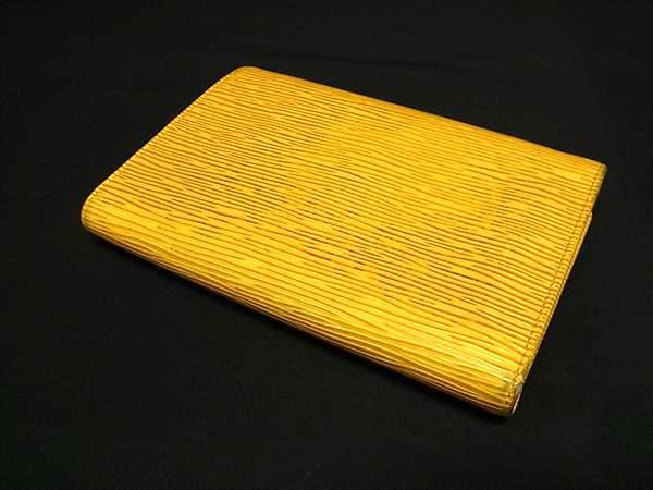 LOUIS VUITTON ルイヴィトン 財布 ポルトトレゾールエテュイパピエ M63719 ジョーヌ(イエロー系) エピ レディース 三つ折り 財布