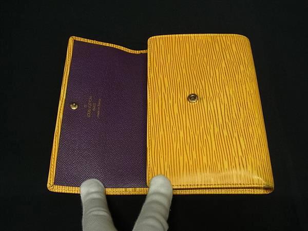 LOUIS VUITTON ルイヴィトン 財布 ポルトトレゾールエテュイパピエ M63719 ジョーヌ(イエロー系) エピ レディース 三つ折り 財布