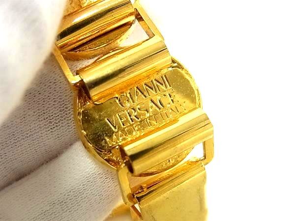 GIANNI VERSACE ジャンニ ヴェルサーチ ブレスレット メデューサ ゴールド メタル レディース 美品