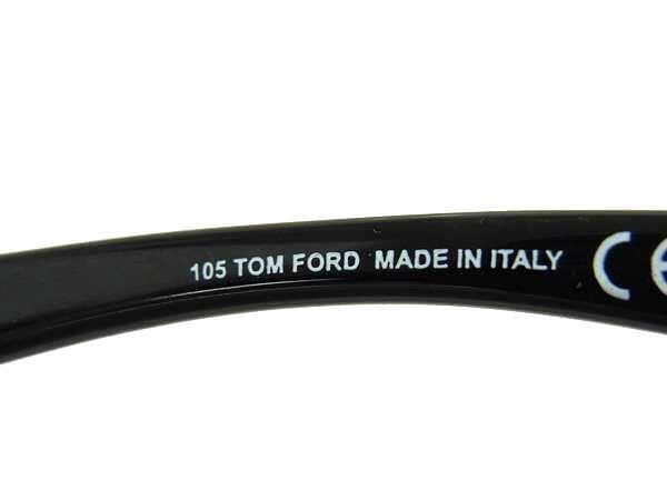 TOM FORD トムフォード サングラス Natasha TF 12 ブラック クリアグレー プラスチック ユニセックス 美品