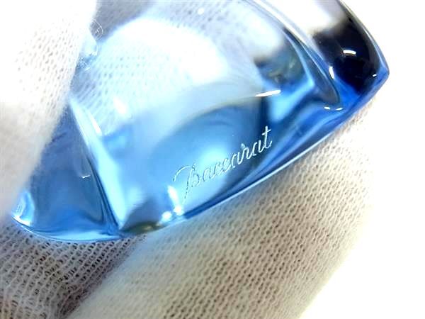 Baccarat バカラ ネックレス クリアブルー クリスタルガラス レディース ハート 新古未使用展示品